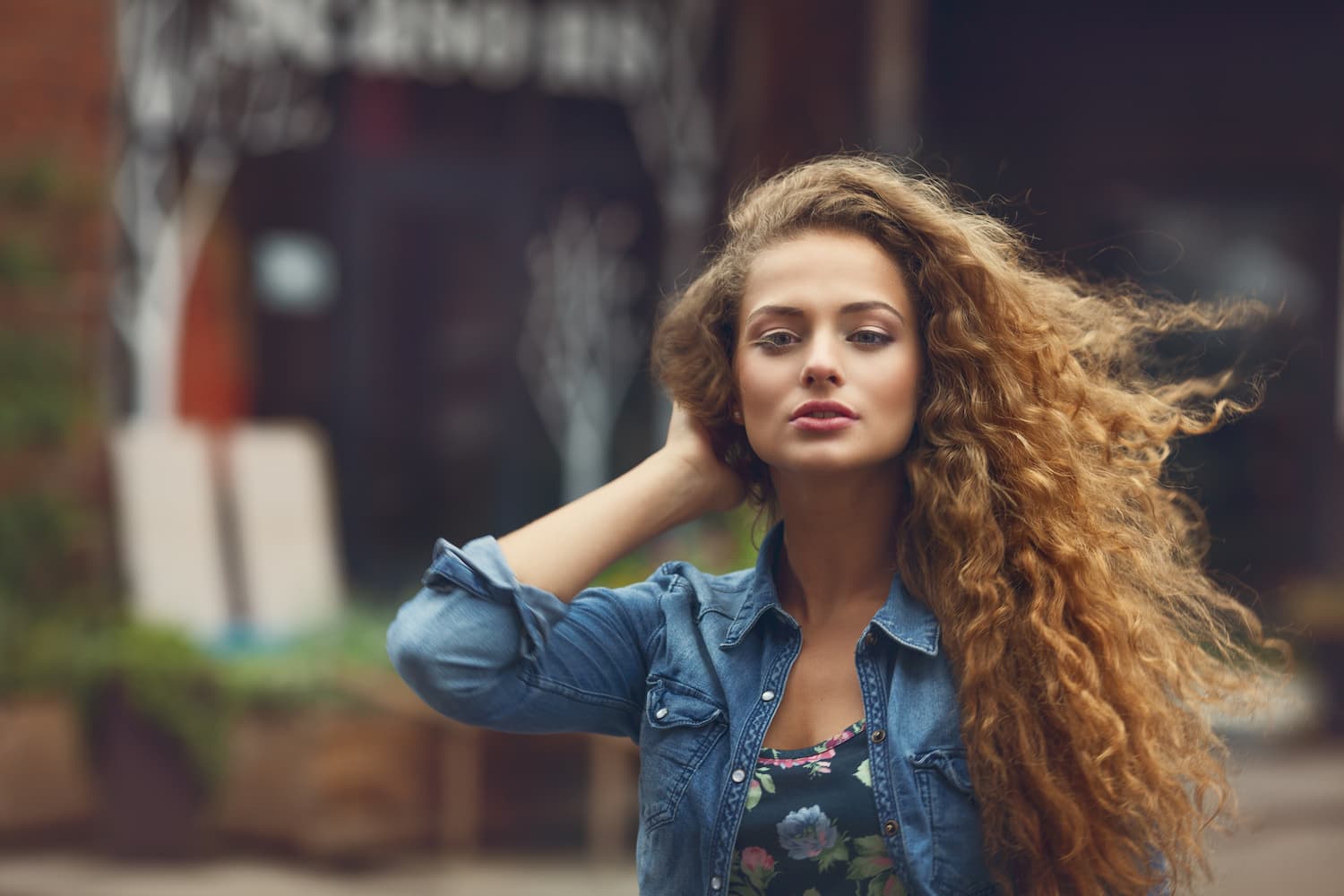 routine cheveux bouclés